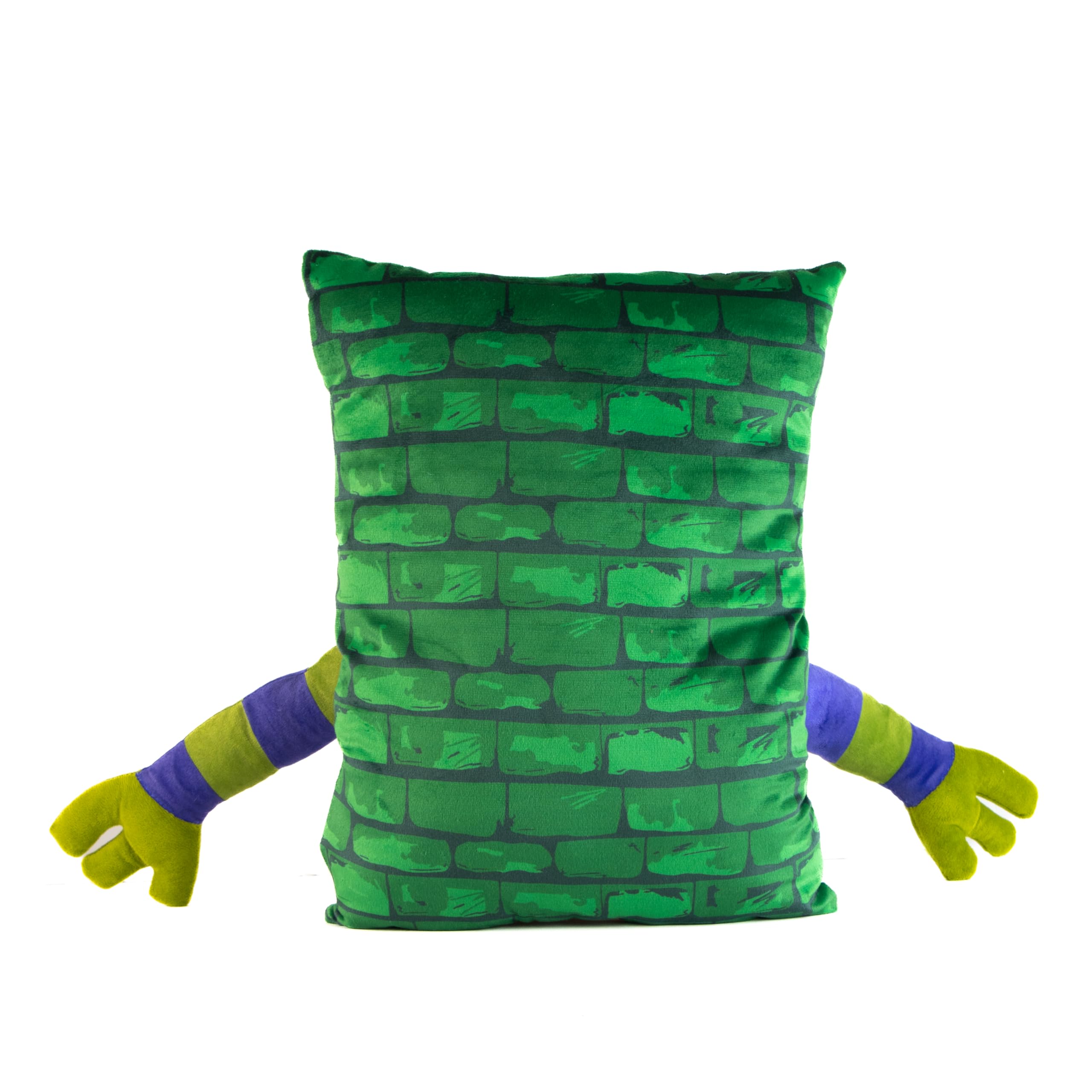 Nickelodeon Teenage Mutant Ninja Turtles Donatello 3D Snuggle Pillow - Super Soft Green Plush Pillow - Measures 15 Inches