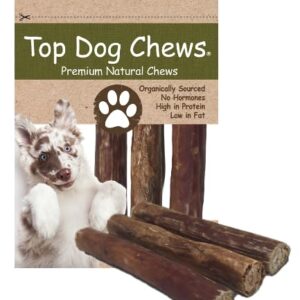 Top Dog Chews Beef Pizzle Stuffed Esophagus 3 Pack (3 Count 5"-6")