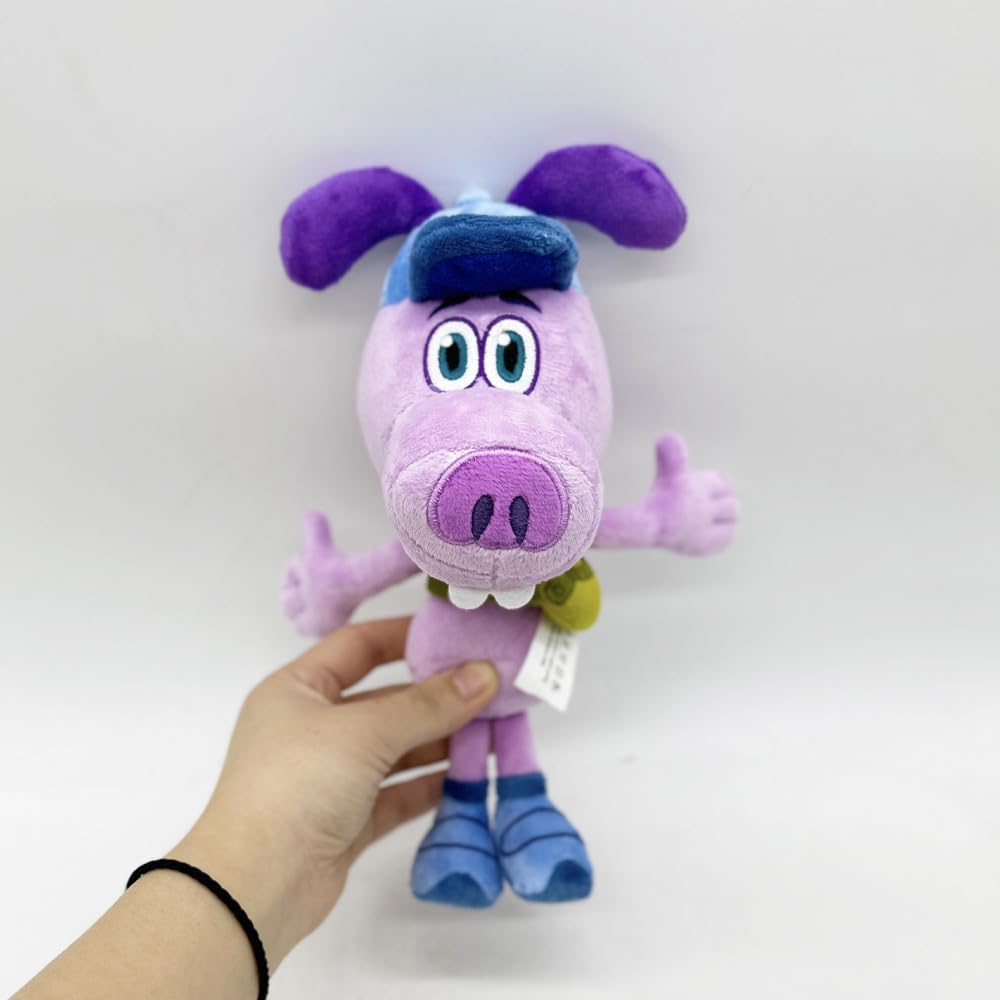 yooohiii 7" Cartoon Bloofy Plush Toys, Purple Mouse Stuffed Animal Pillow, Soft Plush Gifts for Movie Enthusiasts and Kids' Birthday Parties