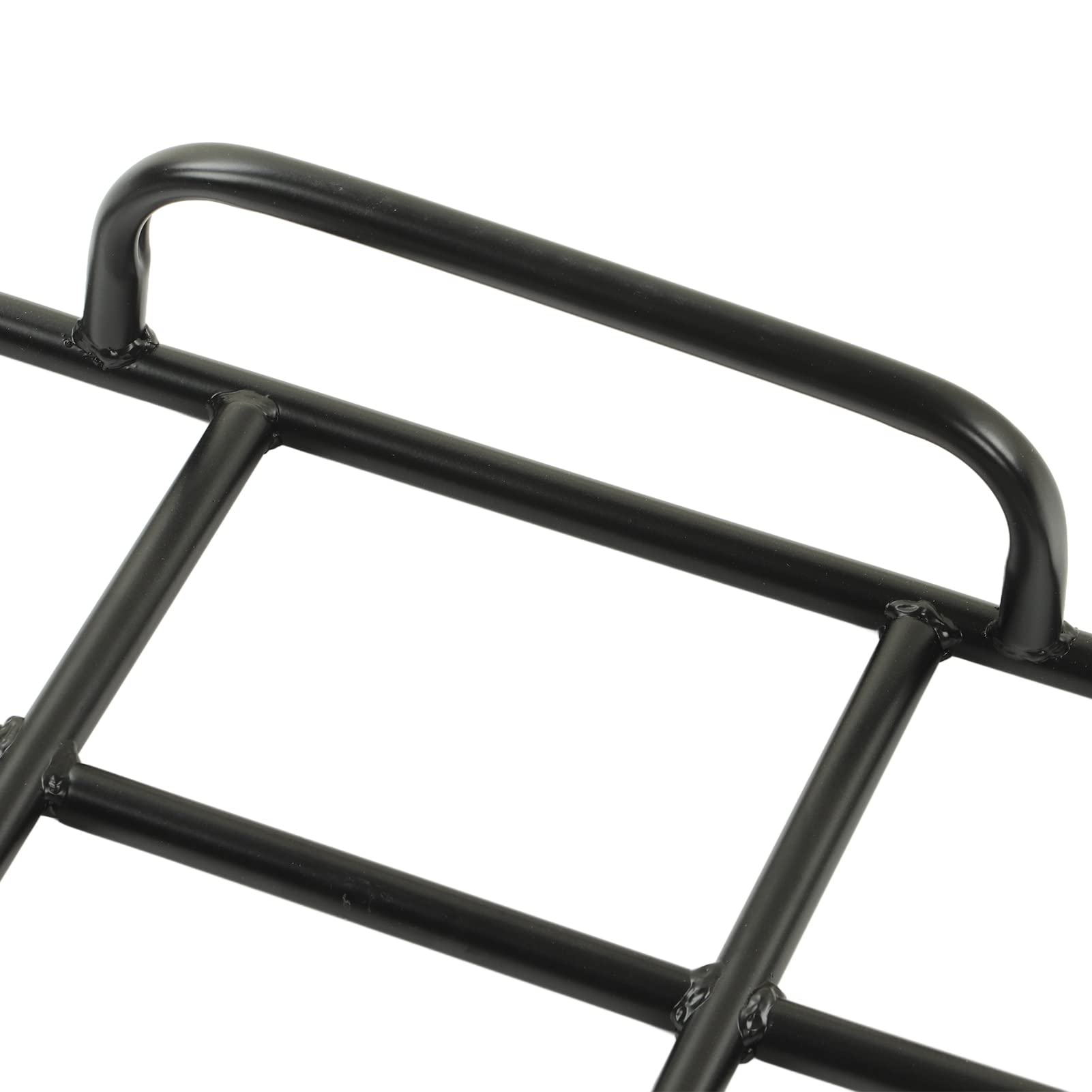 NDNCZDHC Food Delivery Box Rack Rear Grille 80kg Loading Seamless Steel Tube Universal for Motorcycle Electric Bicycle (Type 1 50/40 ID)