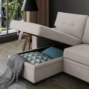 Devion Furniture Cendol Sofabed, Beige