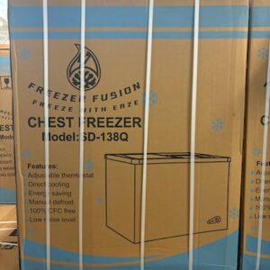 Freezer Fusion Chest Freezer Glass Top (24x19x30)