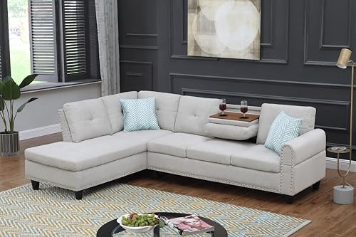 Devion Furniture Stellion Sofas, Light Gray