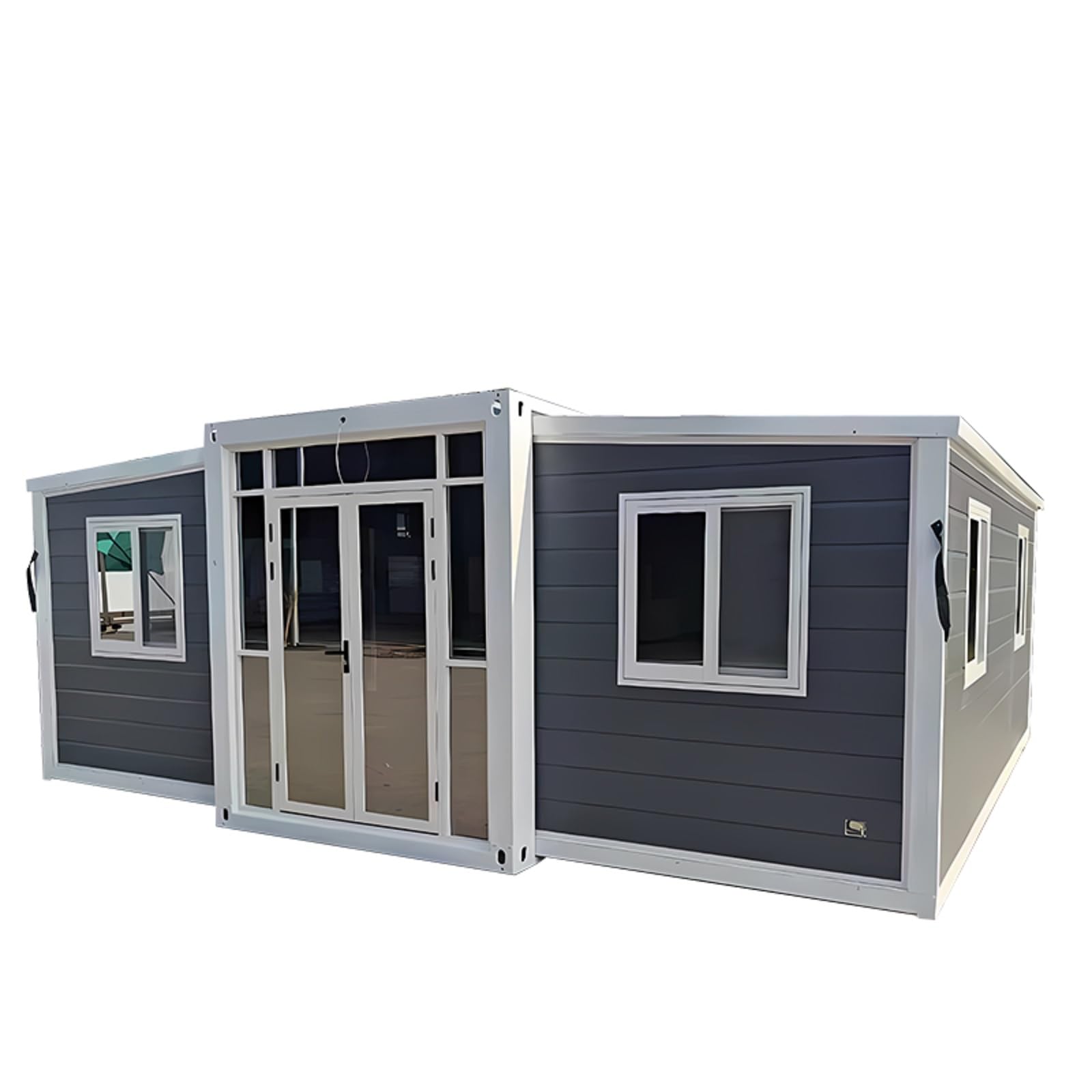 Foldable Prefab Container Home - Modular Tiny Home with Customizable Bedrooms, Bathrooms, Kitchen, and Living Area | Ideal Mobile Home for Adults