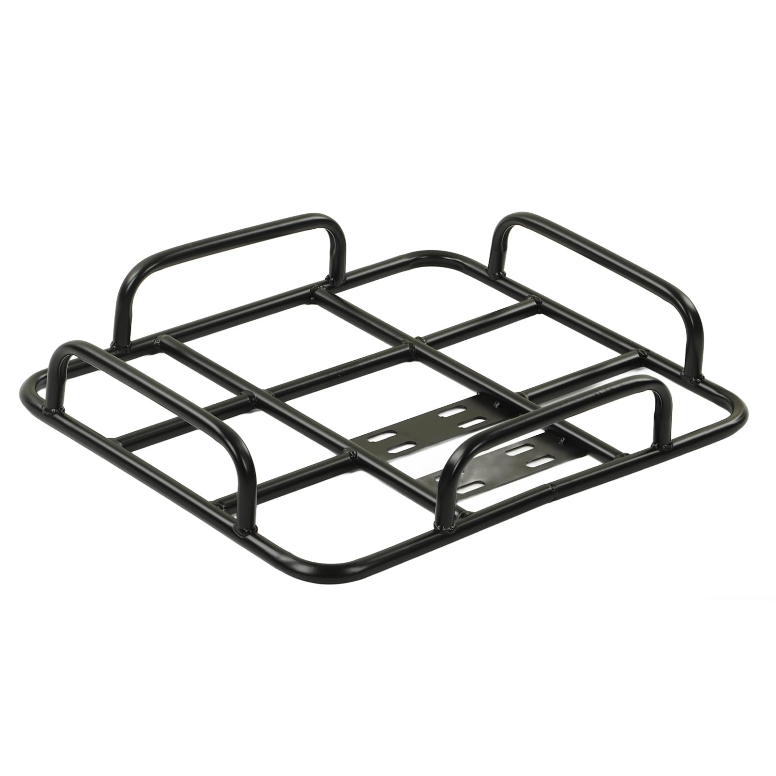 NDNCZDHC Food Delivery Box Rack Rear Grille 80kg Loading Seamless Steel Tube Universal for Motorcycle Electric Bicycle (Type 1 50/40 ID)