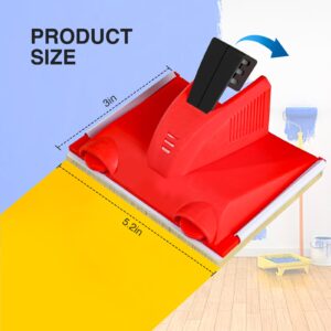 Upgrade Paint Edger Tool for Walls - Clean Cut Edge Painting Tool - Sturdy Paint Trimmer Edger with Reinforced Roller - Corner Wall & Ceiling Painter - User-Friendly Paint Pad Edger