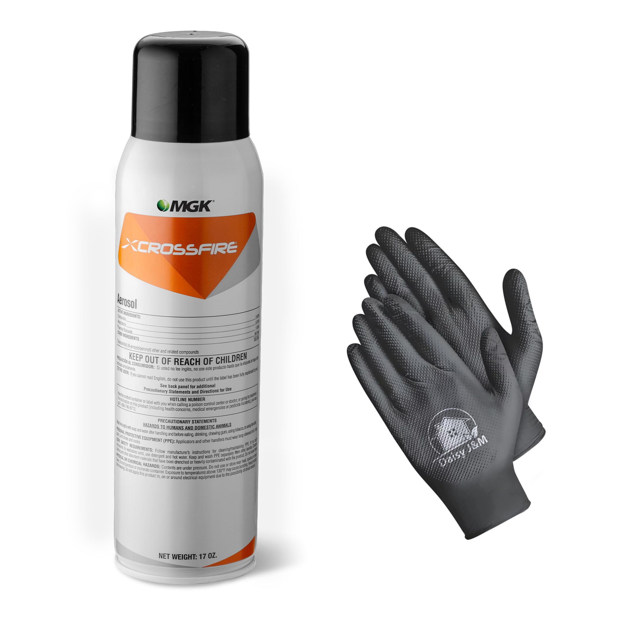 MGK Crossfire Aerosol 17oz + Disposable Gloves