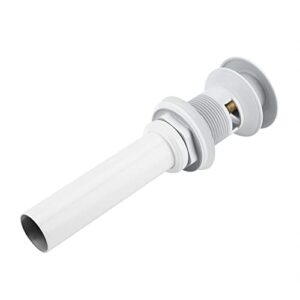 white drain stopper, kitchen bathroom basin sink coating brass drainer for washbasin bath up with overflow hole tub ceramic