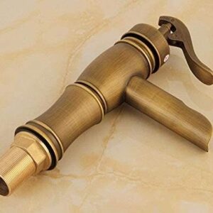 Kitchen Taps Taps Basin Faucets Waterfall Bathroom Faucet Single Handle Basin Mixer Tap Bath Antique Faucet Brass Sink Water