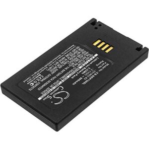 Replacement Barcode Scanner Battery for T-SL 1062 HF Snap-On Reader, 1153 Wearable RFID Reader 3.7V 900mAh