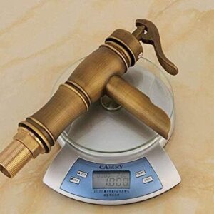 Kitchen Taps Taps Basin Faucets Waterfall Bathroom Faucet Single Handle Basin Mixer Tap Bath Antique Faucet Brass Sink Water