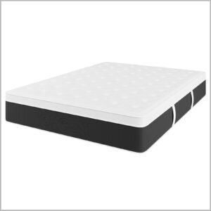 Raydem 12" Queen Foam Mattress, Cool Touch Gel Memory Foam, Ergonomic Support & Pressure Relief, Medium Feel Comfort, CertiPUR-US Certified, Designed in USA