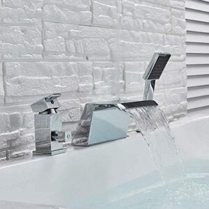 kitchen taps kitchen tap faucet widely used waterfall bathtub faucet deck mounted sink mixer widely used one hand with handheld shower tub crane faucet