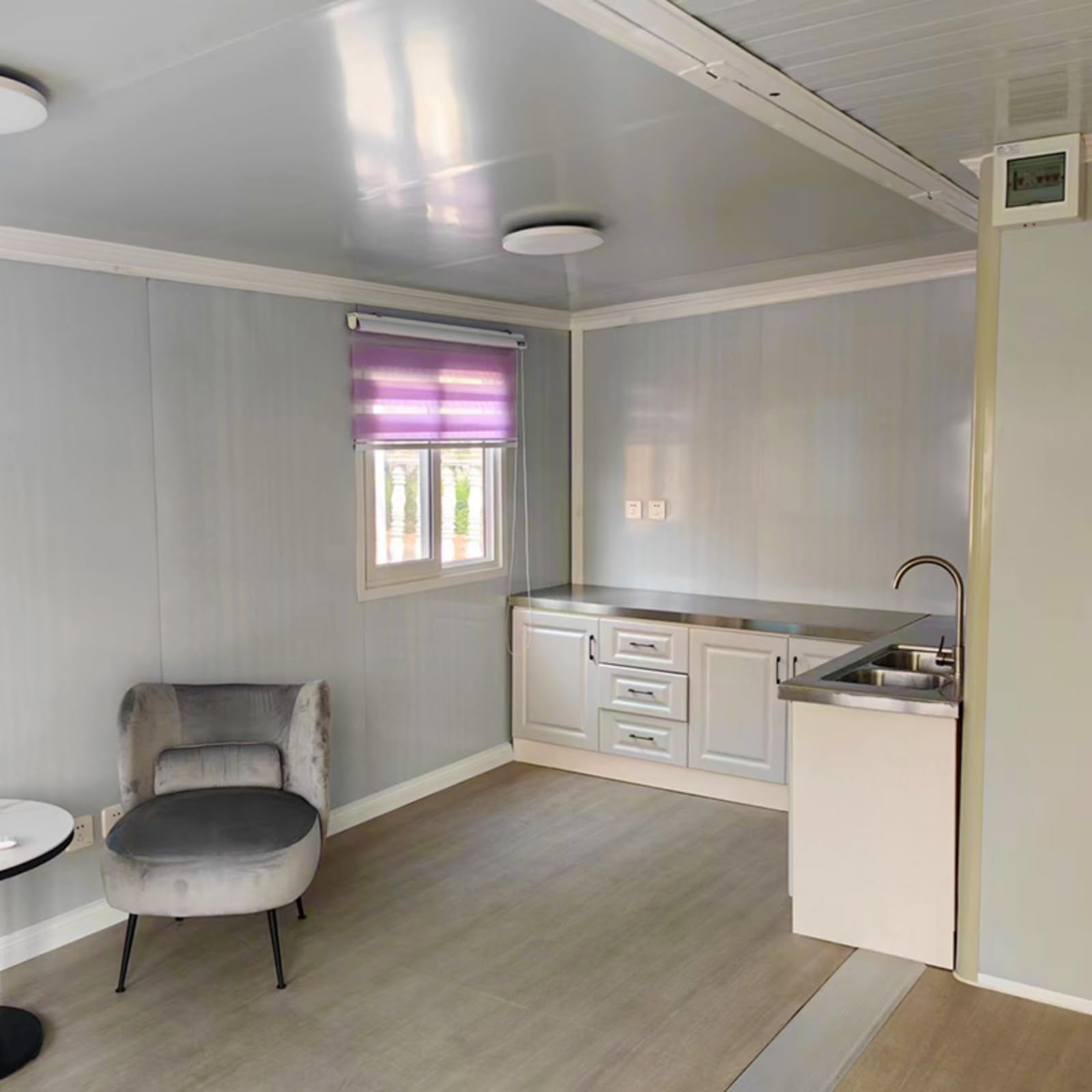 Container Houses,Prefabricated Expandable Tiny Houses, Portable Modular Home, Spacious Waterproof Expandable Office, 2 Bedroom, 30ft (1)