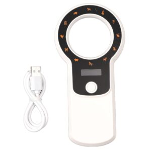 animal microchip scanner, cordless pet chip scanner, handheld data storage pet chip id scanner, for animal, pets, pigs, dogs, cats