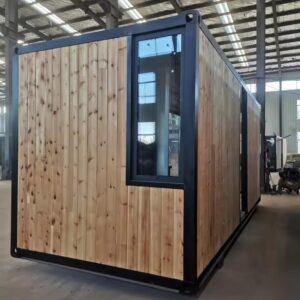 Mobile Container House Glass Windows Oak Wood Hotel Sleep Villa Bnb Studio Pad Rent Door Custom Holiday Cabin Office Garden Air Remote Furnished Home