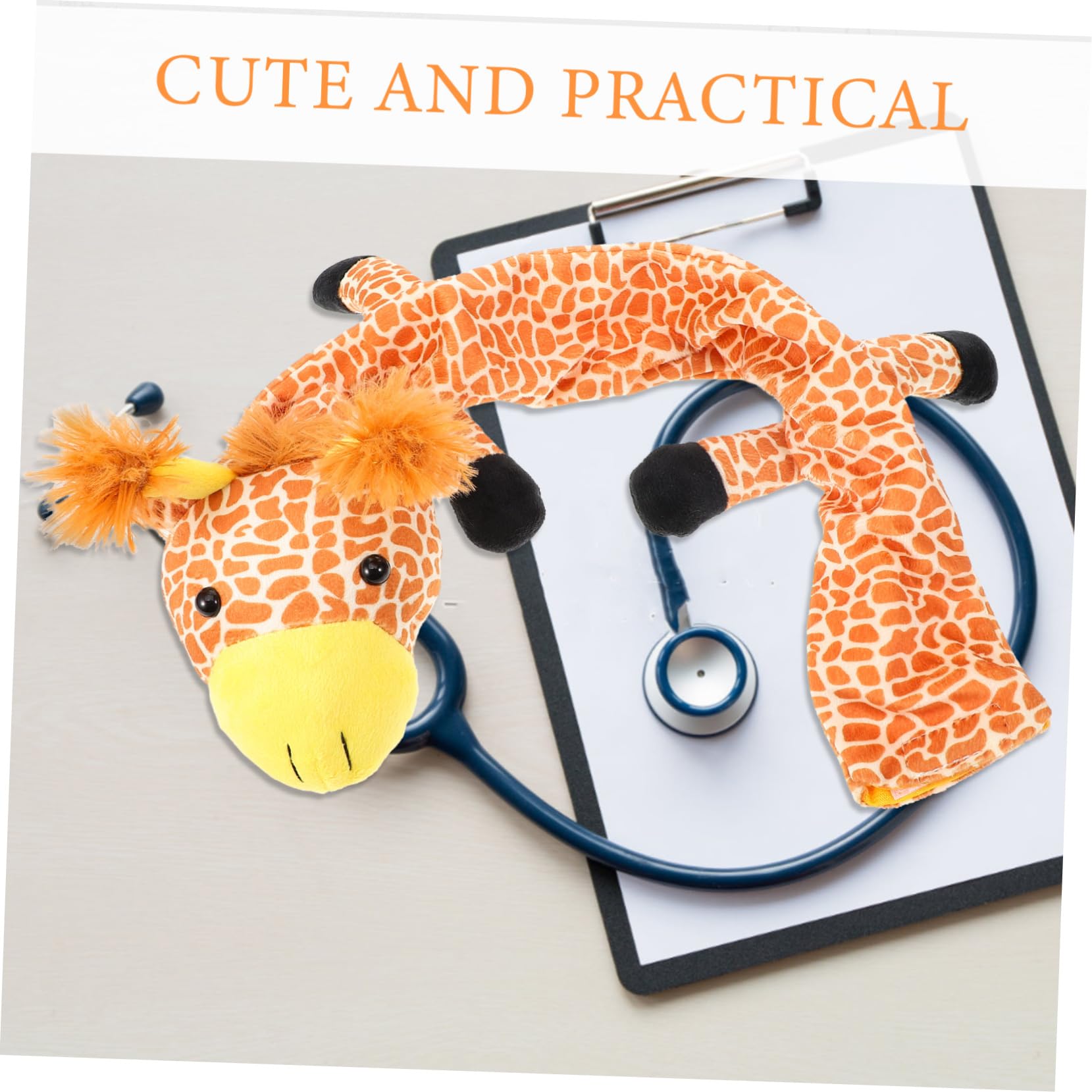 FOMIYES Stethoscope Cover Cute Animal Stethoscope Sleeve Cartoon Stethoscope Protective Cover