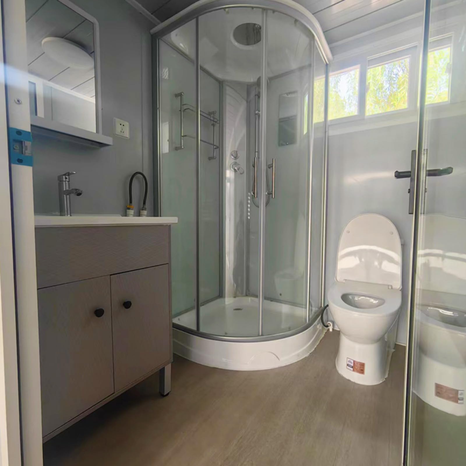 Container Houses,Prefabricated Expandable Tiny Houses, Portable Modular Home, Spacious Waterproof Expandable Office, 2 Bedroom, 30ft (1)