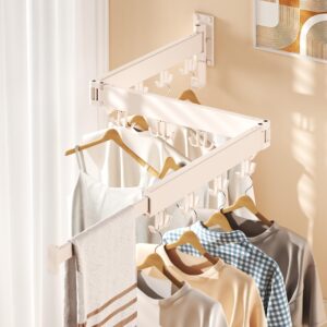 heilaiyi clothes drying rack wall mounted,drying rack clothing,wall mounted drying rack,laundry room organization and storage,laundry drying rack,collapsible dying racks for laundry