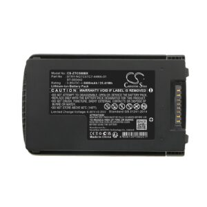 Replacement Barcode Scanner Battery for Z-ebra TC53, TC5301, TC58, TC73, TC78 3.85V 6600mAh