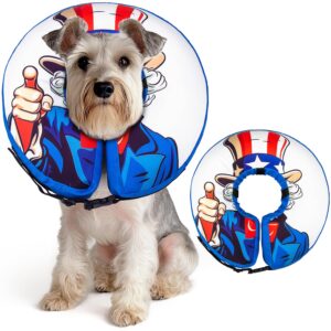 medium dog cone collar alternative soft inflatable donut collar after surgery dogs recovery won't obstruct vision suitable cones e collar for small medium large dogs and cats