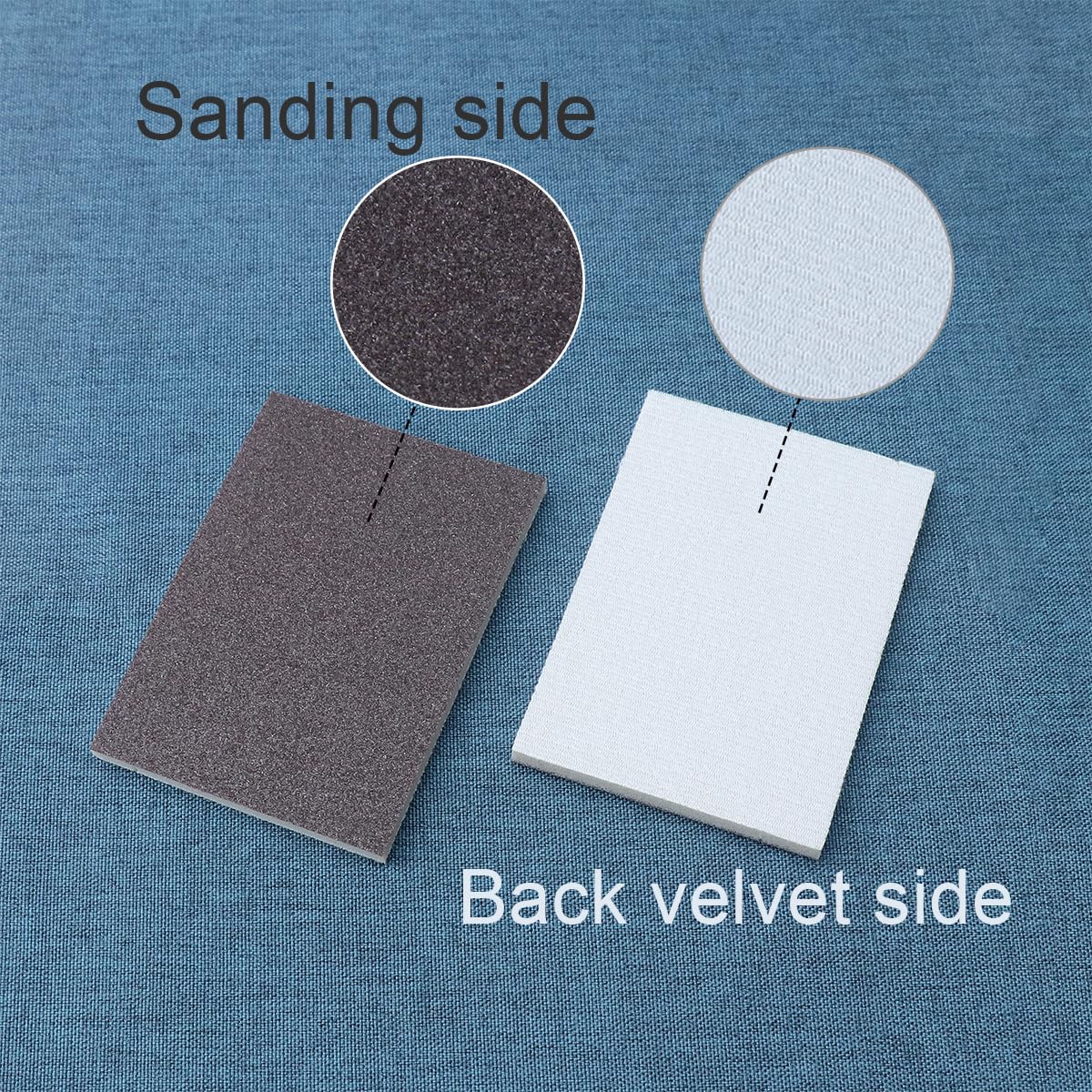 9 Pack Sanding Sponge, Tivnhuils Sanding Sponge Pads 120/220/2000 Grit, Sanding Block for Wood Metal Drywall, Coarse and Fine Sanding Sponge Set