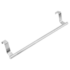 towel hanger for door - over the door stainless steel towel rack, kitchen over door towel rack | space-saving bathroom towel bar, rustproof towel rack for garage, apartments