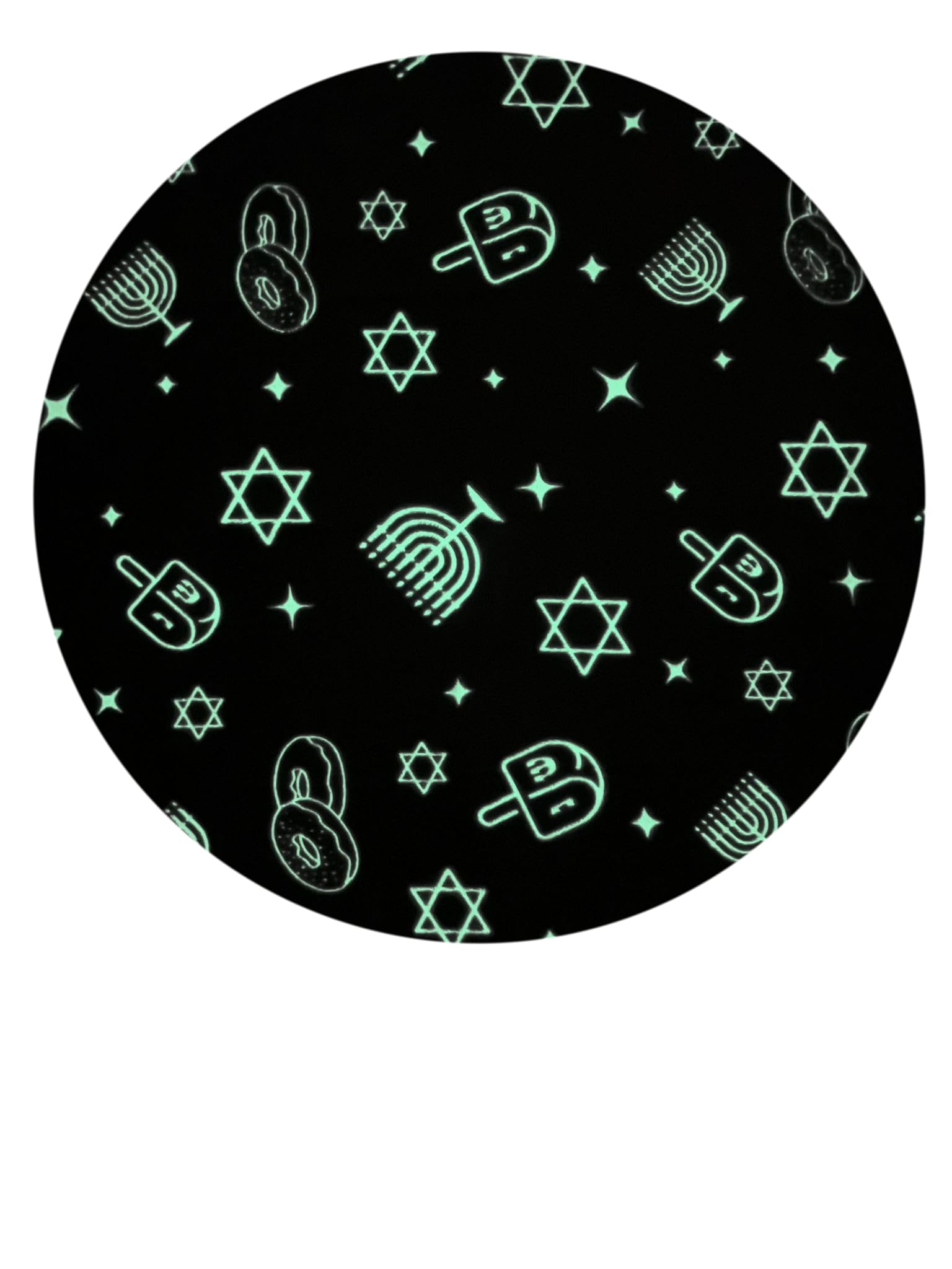 Glow in The Dark Chanukah Blanket – Soft Flannel Throw with Menorah, Dreidels & Jewish Stars – Perfect Hanukkah Gift for Kids & Adults – Cozy, Plush, and Machine Washable – All Season Holiday Blanket