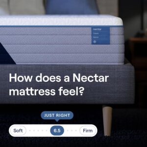 Nectar Classic Hybrid 12” Queen Mattress (New Version) - Medium Firm - Contouring Memory Foam & Innerspring Coils - Cooling Top Layer - Pressure-Relief - 365-Night Trial & Forever Warranty