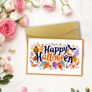 ANCEPO Funny Halloween Cards and Envelopes for Adults, Halloween Thank You Gifts, Happy Halloween Greeting Cards, Halloween Decorations for Kids Party Indoor