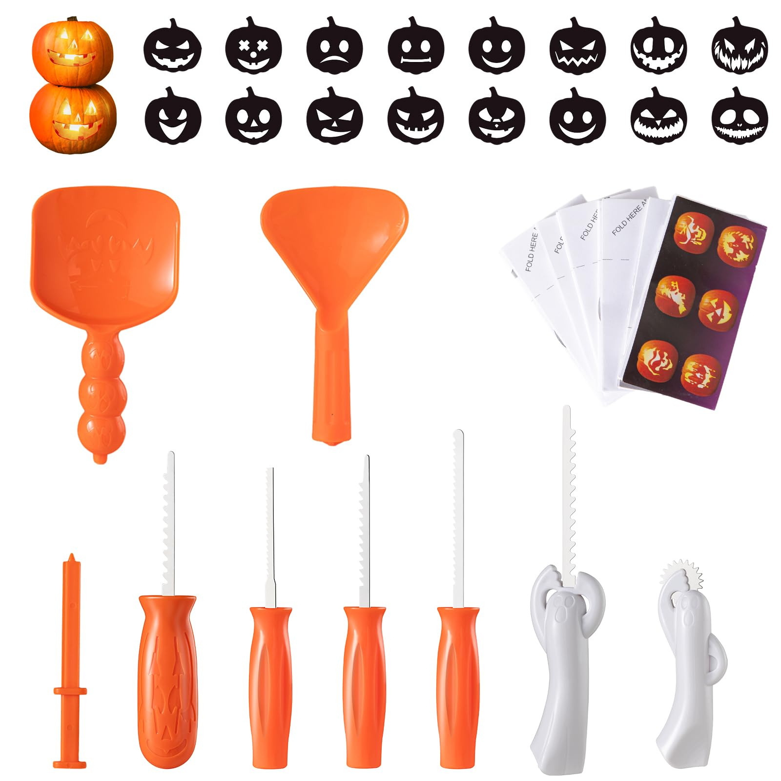 GiiHii Pumpkin Carving Kit Classic Edition