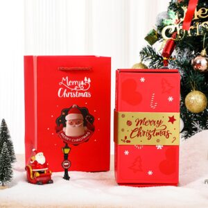 Surprise Gift Box Explosion for Money, Christmas Surprise Gift Box Explosion, Folding Bouncing Red Gift Box Pop-Up Explosion Gift Box for Christmas Birthday Anniversary New Year (10 Box Red)