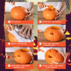 GiiHii Pumpkin Carving Kit Classic Edition