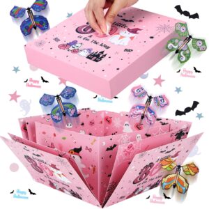 welpurch butterfly explosion gift box, pink ghost boo ghost guest unique exploding box, surprise flying butterfly box, exploding gift box for birthdays, wedding, anniversaries, christmas (pink)