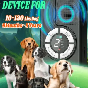 Anti Barking Device, 1500 mAh Rechargeable Ultrasonic Dog Barking Deterrent Devices Safe for Dogs, 2-in-1 Dog Barking Control Devices Up to 50 Ft Range Dog Training & Behavior Aids