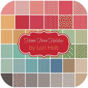 Hometown Holiday Fat Quarter Bundle (53 Pieces) by Lori Holt for Riley Blake 18 x 21 inches (45.72 cm x 53.34 cm) Fabric cuts DIY Quilt Fabric