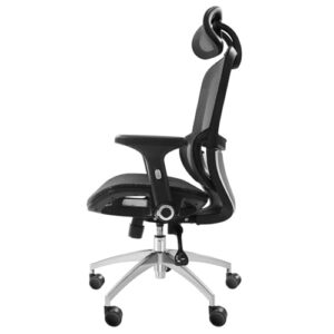 VEVOR Mesh Office Chair, Adjustable High Back Desk Chair with Mesh Seat, Angle and Height Adjustable Home Office Chair with Lumbar and Head Support, Swivel Computer Task Chair