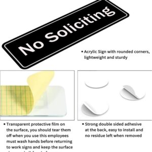 Exit For Emergency Use Only Sign, Self Adhesive Sign For Door Or Wall 8 X 3 Inch Quick And Easy Installation Premium Acrylic Design For Your Home Office/Business