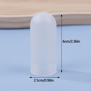 miihello 1pc Tubular G9 Clear Glass Cover Threaded Neck Lamp Shade Replacement Sturdy Glass Protectant Tube Frost Cover for G9 Bulb