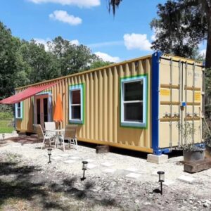 Luxury Foldable Container Home, Foldable Mobile Home with Steel Frame, Modern Prefab Tiny Houses, 2 Bedroom, 1 Bathroom and Kitchen