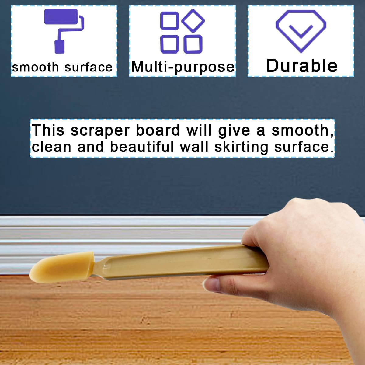 8 PCS Rubber Caulking Spatulas Tool,Rubber Caulk Silicone Sealant Finishing Tool,Spreader Applicator Caulking Finishing Tool Rubber for Floors, Tiles, Walls, Bathrooms, Kitchens 4 Size