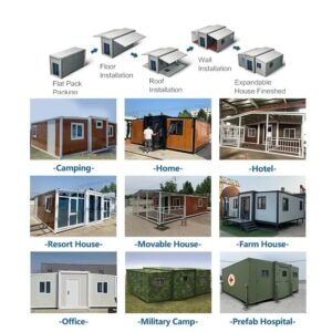 Customized Mobile Foldable Container House, Eco-Friendly Container Home with3 Bedroom, Expandable Modern Living Space