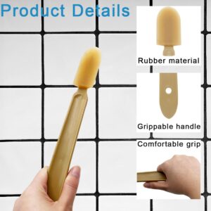 8 PCS Rubber Caulking Spatulas Tool,Rubber Caulk Silicone Sealant Finishing Tool,Spreader Applicator Caulking Finishing Tool Rubber for Floors, Tiles, Walls, Bathrooms, Kitchens 4 Size