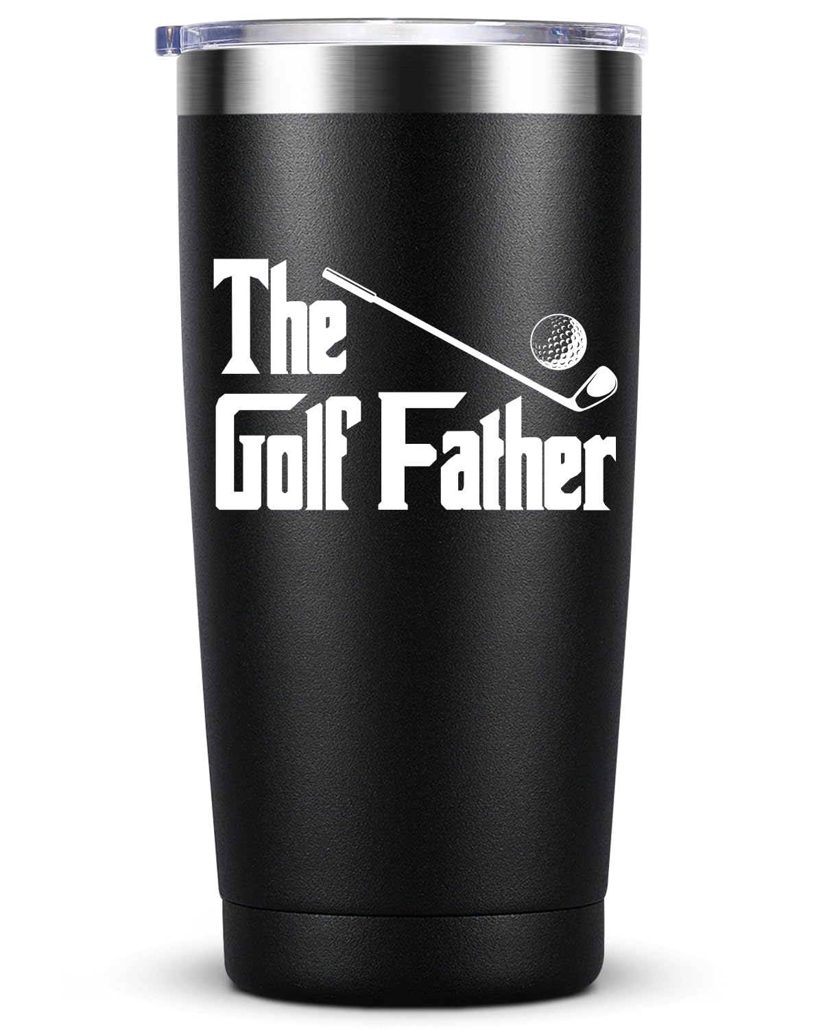 SMITWORLD Golf Gifts for Dad, Golf Gifts for Men, Funny Golf Gifts, Golf Gifts for Men Golfers, Father's Day Gifts, 20oz Tumbler, Black