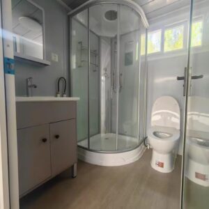 Container Tiny Home - Luxury Foldable 3 Bedroom Tiny House for Living | Modern Extended Mobile Cabin Home with Kitchen and Bathroom | Waterproof, Customizable Space Design in 20ft, 30ft,Options