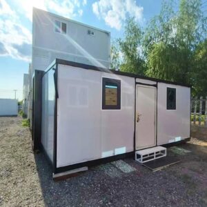 luxury foldable container home, foldable mobile home with steel frame, modern prefab tiny houses, 3 bedroom, 1 bathroom and kitchen