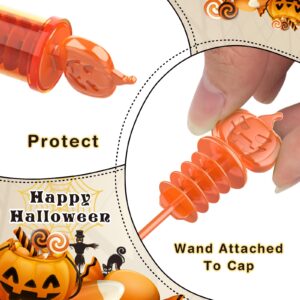 OleFun 200 Pcs Halloween Bubble Wands, Bulk Halloween Party Favors for Kids, Ideal Halloween Goodie Bag Stuffers, Treat Bags Fillers, School Classroom Prizes