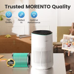 MORENTO 1 Pack MR2566 Genuine Air Purifier Replacement Filter for MR2566 Air Purifier, Pet Dander Version