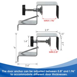 Fanwer Shoulder Pulley for Physical Therapy, Pulleys for Shoulder Rehab Over Door, Shoulder Pulley Over The Door Physical Therapy, Door Pulley with Fixed Metal Bracket