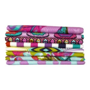 Tabby Road Deja Vu Fat Quarter Bundle (8 Pieces) by Tula Pink for FreeSpirit (TP.TABBYROADDEJAVU.8FQ)